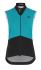 Assos UMA GTV spring/fall fietsvest C2 turqoise green dames  12.34.398.6I