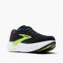 Brooks Ghost Max 3 hardloopschoenen black/navy/acid lime heren  1104641D078