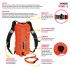 BTTLNS Kronos 1.0 safeswimmer backpack zwemboei 28 liter oranje  0121004-034