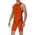 Arena Carbon pro front zip mouwloos trisuit oranje heren  AR1A936-35