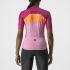 Castelli Aero Pro W fietsshirt korte mouw roze dames  4522057-575