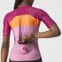 Castelli Aero Pro W fietsshirt korte mouw roze dames  4522057-575