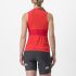 Castelli Anima 4 mouwloos fietsshirt rood dames   4523043-081