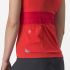 Castelli Anima 4 mouwloos fietsshirt rood dames   4523043-081