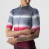Castelli Dolce fietsshirt korte mouw blauw/rood dames  4522060-062