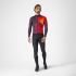 Castelli Amplify Thermal fietsshirt lange mouw red/orange heren  4525512-513