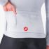 Castelli Entrata Thermal fietsshirt lange mouw silver grey/brilliant orange heren  4523512-870