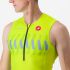 Castelli Free tri 2 mouwloos top groen/geel heren  8622091-383