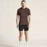Craft ADV Essence 2 hardloopshirt korte mouw bruin heren  1914792-286000