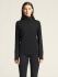 Craft Flow Half Zip ondershirt lange mouwen zwart dames  1916681-992000