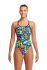 Funkita Paper Cut diamond back badpak dames  FS11L71235