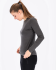Fusion Merino 150 LS Shirt grijs dames  0213-GRE