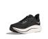 Hoka Clifton 10 hardloopschoenen Black/White WIDE Dames   1162050-BWHT