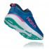 Hoka One One Bondi 7 hardloopschoenen blauw/roze dames  1110519-VBPP