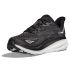 Hoka Clifton 9 hardloopschoenen zwart/wit dames  1127896-BWHT