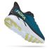 Hoka One One Clifton 8 wide hardloopschoenen blauw-wit heren  1121374-BCBT