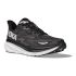 Hoka Clifton 9 hardloopschoenen zwart/wit heren  1127895-BWHT