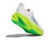 Hoka Mach 6 hardloopschoenen White/Neon Lime Heren  1147790-WNL