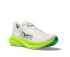 Hoka Mach 6 hardloopschoenen White/Neon Lime Heren  1147790-WNL