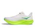 Hoka Mach 6 hardloopschoenen White/Neon Lime Heren  1147790-WNL