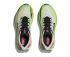 Hoka Mach X 3 hardloopschoenen White/Neon Lime dames  1168721-WNL