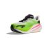 Hoka Mach X 3 hardloopschoenen White/Neon Lime dames  1168721-WNL