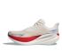 Hoka Mach X 3 hardloopschoenen White/Alabaster heren  1168720-WBS
