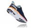 Hoka One One Clifton 7 wide hardloopschoenen blauw dames  1110535-BIBH