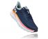 Hoka One One Clifton 7 wide hardloopschoenen blauw dames  1110535-BIBH