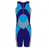 Ironman trisuit front zip mouwloos bodysuit blauw dames  IMW8517-50/41