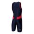 Zone3 Activate mouwloos trisuit zwart/rood heren  TS18MACT108