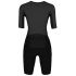 Orca Athlex Aero race trisuit korte mouw zwart/zilver dames  MP51.37