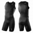 2XU Perform Front Zip trisuit oranje/zwart heren    MT3858d