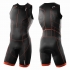 2XU Perform Front Zip trisuit oranje/zwart heren    MT3858d