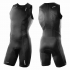 2XU Perform Rear Zip trisuit zwart/rood heren        MT3860d