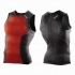 2XU Perform Rear Zip Tri singlet grijs heren        MT3862a