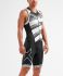 2XU Compression mouwloos trisuit zwart/wit heren MT5517d  MT5517d-BLK/BWL