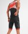 2XU Compression mouwloos trisuit zwart/rood heren  MT5517D-BLK/WFL