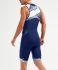2XU Compression mouwloos trisuit blauw/wit heren  MT5517D-NVY/NWL