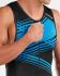 2XU Perform mouwloos trisuit zwart/blauw heren  MT5526D-BLK/SBP-VRR