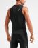 2XU Perform rear zip mouwloos tri top zwart heren  MT5529a-BLK/BLK