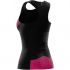 Compressport Postural mouwloos compressie tri top zwart dames  TSTRIV2W-TK99