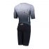 Sailfish Aerosuit perform trisuit korte mouw grijs heren  SL1421