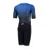 Sailfish Aerosuit perform trisuit korte mouw blauw heren  SL1339