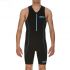 Arena ST front zip mouwloos trisuit zwart heren  AR1A918-55