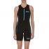 Arena ST front zip mouwloos trisuit zwart dames  AR1A914-55