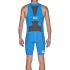 Arena ST front zip mouwloos trisuit blauw heren  AR1A918-88