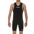 Arena ST rear zip mouwloos trisuit zwart heren  AR1A919-55