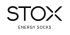 Stox Running Calf sleeves wit/zwart heren  RUNCSLM-1080