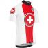 Assos Suisse Fed SS korte mouw fietsshirt wit/rood heren  132028299